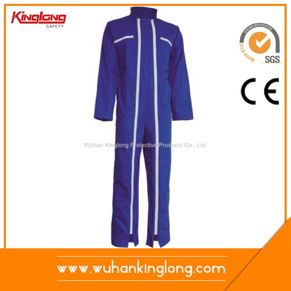 2 Way PVC Zipper Elastic Waist Mens Coverall