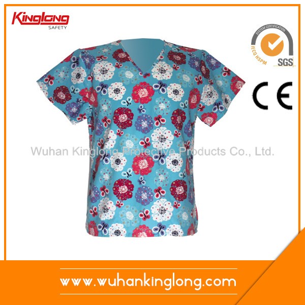 Hospital workwear Printed top 