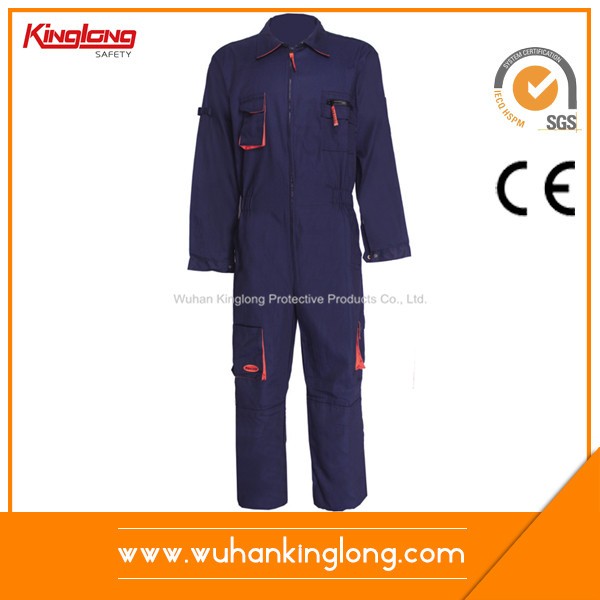 High quality blue color power coveralls