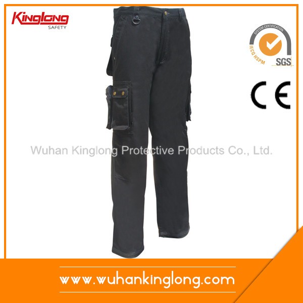 Wholesale Multi Pocket Black Cargo Pants