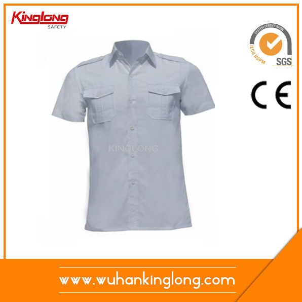 Short Sleeve Multi Color Cotton Work Shirt