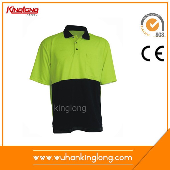 Wholesale Long Sleeve Yellow&Black Polo Shirt