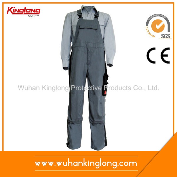 Wholesale Side Pocket Uniform Bibpants