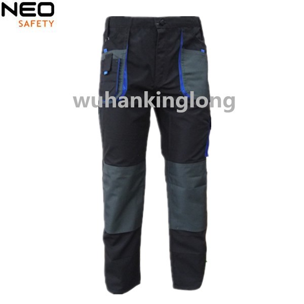 Poly Cotton Color Combination Cargo Pants with Multipocket