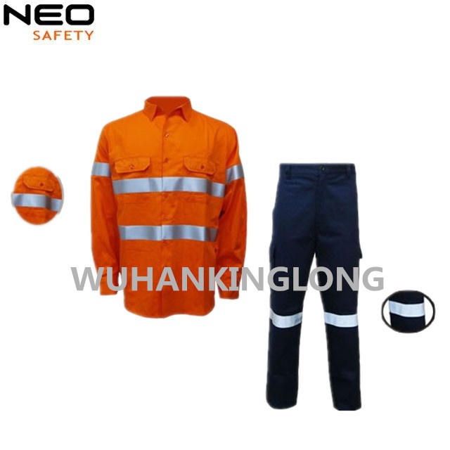 Breathable uniform High quality workwear Men's design shirt and pants