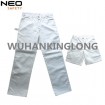 100%Cotton Twill White Work Trousers