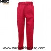 100%cotton twill red workers cargo pants