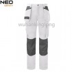 100%cotton white painters work cargo pants
