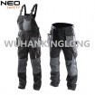 China Factory Wholesale Workwear Bibpants Work Trousers
