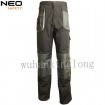 Custom canvas twill regular cargo pant with many pockets