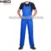 ECO Royal Blue Mens Twill Work Bib and Brace