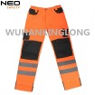 HIVI Orange Multi Pockets Cargo Pants with Knee Pad Pockets