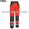 HIVI Orange Reflective Cargo Pants