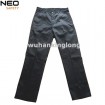 Mens Black 100% Cotton Twill Cargo Pants
