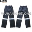 Navy Blue Reflective 6 Pockets Cargo Pants
