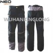 New Hot Model 100 % multi pocket Cotton Cargo Work Pants with Cordura knee patch