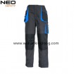 Poland Blue Canvas Cargo Pants with Knee Pad