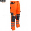 Poly Cotton Cargo Pants with Reflective Tapes Work Trousers with Knee Patch