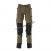 Stretch cotton mens nylon spandex cargo pants with pockets