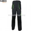 european style cargo work pants for men with knee pad