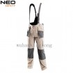  multi-pocket durable knee-pocket work bib pants