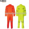 Fluo color smock high quality reflective tape coveralls 