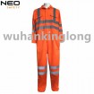 HIVI Orange Workwear Coverall with Reflective Tape