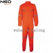 Hi vis reflective safety orange men work coverall