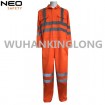 High Visibility Orange Overall with 5cm Width Reflective Tape