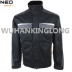 Polycotton Black  Jacket For Worker Men 