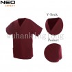 Unisex nurse scrubs wearing 100%cotton comfortable hospital uniform 
