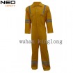 one piece flame retardant workwear coverall with reflective tapes