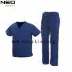 Unisex nurse scrubs wearing with cheap price hospital uniform 