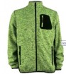 knitted green jacket high quality winter workwear customize workler knitted jack
