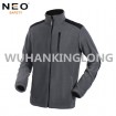 Heavy Polar Fleece Jacket with Oxford Reinforcement