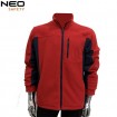 Outdoor red color polar fleece jacket windbreaker winter jacket with full zip