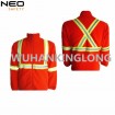 Security jacket Durable Reflective tape with Polar Fleece Jacket 