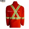 Wholesale Orange Hivis Safety Work Polar Fleece Jacket