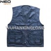 Europe Market Polycotton Twill Multi Pockets Vest