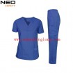 Unisex nursing uniforms scrubs wear 100 cotton fabric safety sets