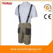 Men's work wear new type shorts bib overalls