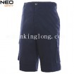 Wholesale mens cargo shorts with zipper multi-pockets outdoor casual shorts