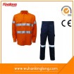 100%Cotton Two Tone Reflective tapes Work suit