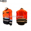 Fluo orange reflective band with jacket hivis workwear high quality clothes