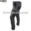 Gray Spandex Slim Cargo Pants