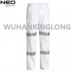 HI VIS 300GSM 100%COTTON DRILL WHITE CARGO PANTS
