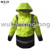 HIVI Yellow Reflective Winter Parka Winter Jacket