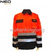 HIVI uniform fluo orange reflective workwear new design jacket