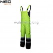 HIVI winter bibpants water-proof uniform fluo yellow workwear
