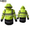 High Visibility Yellow Waterproof Winter Jacket
